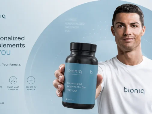 Bioniq personalized supplements bottle showcasing AI-powered personalized nutrition backed by Herbalife.