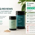 Bioniq Reviews 2026 showing Trustpilot customer ratings, personalized supplements, and analysis of 833 customer reviews.